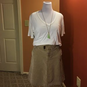 GAP corduroy midi skirt